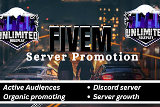 do organic fivem server promotion discord server