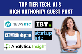 guest post on high authority tech, ai, business and crypto guest post