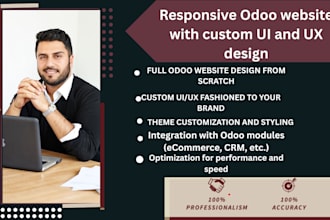 build a professional, responsive odoo website with custom UI and UX design