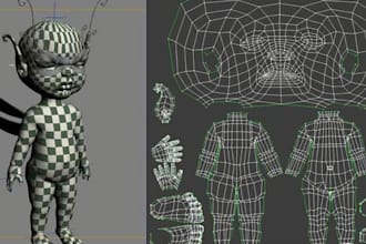 do second life for uv mapping,3d  rigging, animation,3d character modelling