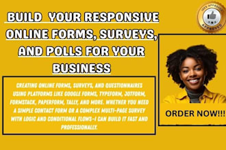 create online forms, surveys, paperform, formstack,