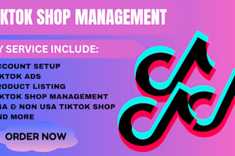 setup tiktok shop,manage tiktok shop,tiktokshop marketing ,dropshipping