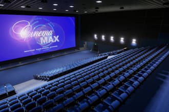 do 3d cgi concert hall, civic auditorium, marquee, events, theatre, opera house