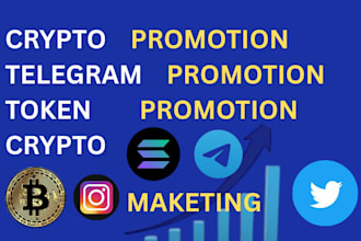 grow crypto telegram promotion, crypto telegram marketing, telegram subscriber