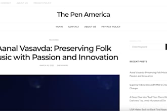 publish an interview or article on the pen america