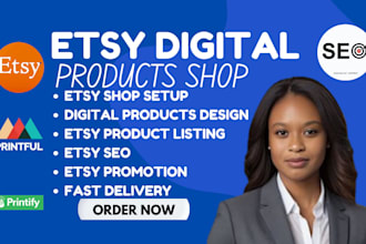 setup etsy shop etsy digital product etsy product listing SEO etsy promotion