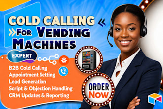 cold calling vending machine, vending machine locator, vending machine placement