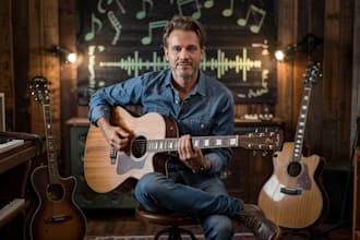 produce country song, bluegrass, acoustic guitar ballad, electric guitar folk