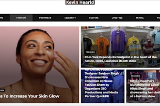 publish an interview or article on kevin herald