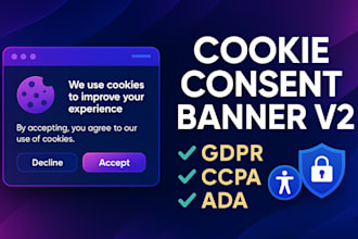 do google cookie consent banner v2, gdpr ccpa compliance ada