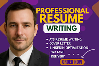 write professional resume and cover letter, military, usajob and federal resume