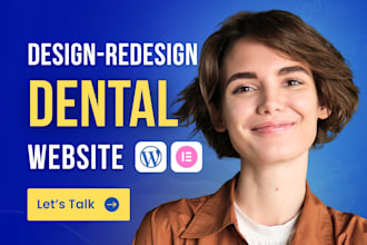 do dental website, wordpress website design and development, therapy website