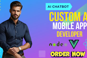 develop ai chatgpt mobile app or website ai saas app ai chatbot ai software