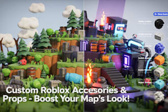 create amazing roblox map accessories model assets for you