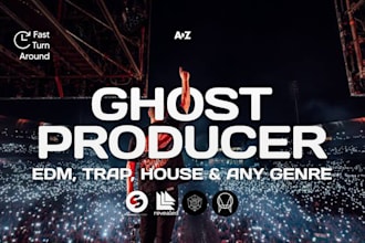 be your expert edm ghost producer and music producer