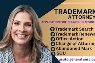 usa licensed attorney, trademark registration, patent filing for amazon brand