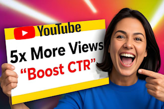 design awesome clickbait youtube thumbnail
