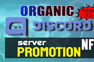 boost and promote your discord server, to get real and active member