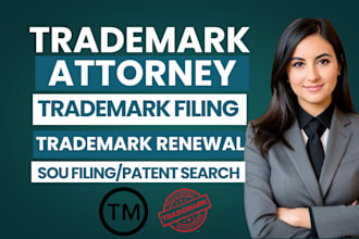 be your US licensed attorney for your trademark registration