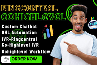 gohighlevel IVR, conversational ai workflow, ringcentral IVR, vapi outbound call
