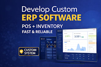 develop custom erp or pos software with inventory and accounting in dot net