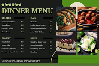 write recipe cookbook, restaurant menu brochure design, cookbook cover diet plan