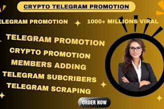 boost cryptocurrency telegram promotion, enhance marketing, and grow subscribers