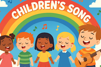 write sing children song kid educational song lullaby jingles nursery rhymes