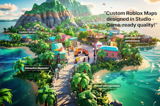 build a custom map or scene in roblox studio