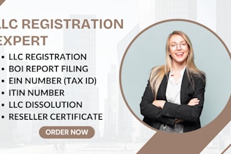 do non us resident llc registration dissolution boi filing ein itin number