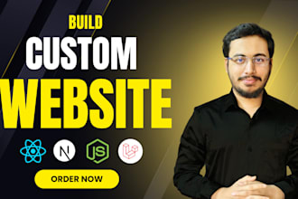 build your custom full stack website, landing page, mobile friendly