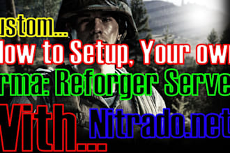 make a custom dayz server with arma reforger mods and scripts