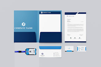 design auto calculated invoice, business card, letterhead, and stationery items