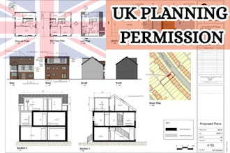 do house extension drawings for your UK planning application