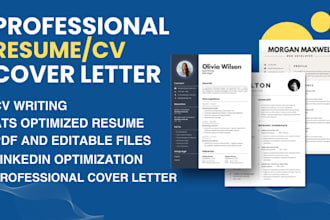 write your CV, resume, cover letter and upgrade your linkedin profile
