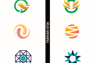 design modern pictorial, symbolic icon for your brand