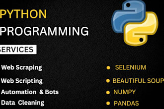 build powerful web automator, scraping bot using python