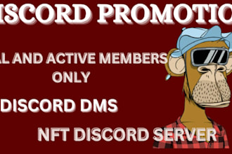do discord server promotion, organic growth, discord active member, nft discord
