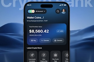 create crypto wallet app money transfer app p2p payment app bill payment app