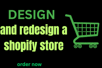 create shopify store or dropshipping ecommerce store