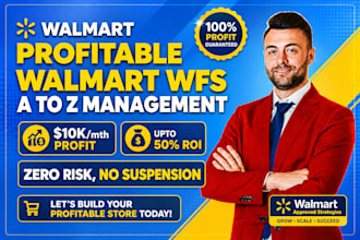 launch branded walmart wfs store, wfs listing, optimization and walmart PPC ads