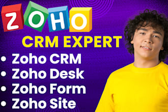 set up zoho crm, zoho creator zoho campaigns zoho form zoho automation