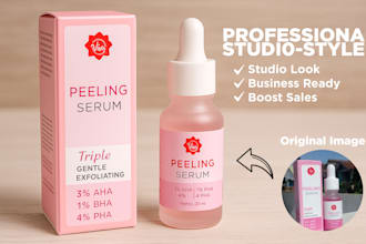 turn your product photo into a professional studio image