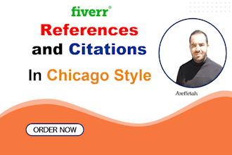 format your references, citations in chicago style