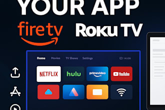 build, package, and publish fire TV and roku TV apps