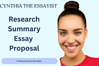 research and write on any topic