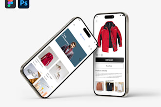 create professional mobile UI  design for ios and android