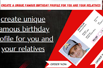 create and boost famous birthday for your profile