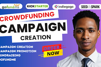 do crowdfunding campaign creation for gofundme indiegogo kickstarter fundraising