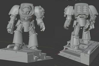 sculpt warhammer 40k tabletop figurine 3d miniature model dnd action figure stl
